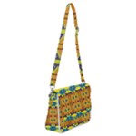 Tribal pattern                                                      Shoulder Bag with Back Zipper