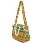 Tribal pattern                                                       Rope Handles Shoulder Strap Bag