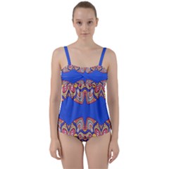 Twist Front Tankini Set 