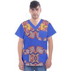 Men s V-Neck Scrub Top 