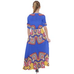 Waist Tie Boho Maxi Dress 