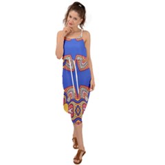 Waist Tie Cover Up Chiffon Dress 