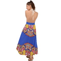 Backless Maxi Beach Dress 