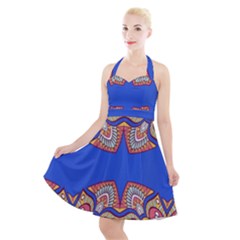 Halter Party Swing Dress  