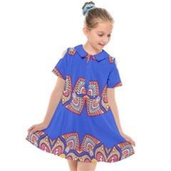 Kids  Short Sleeve Shirt Dress 