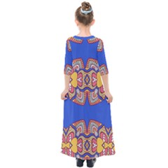 Kids  Quarter Sleeve Maxi Dress 