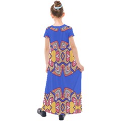 Kids  Short Sleeve Maxi Dress 