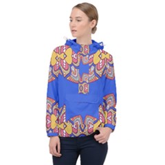 Women s Front Pocket Pullover Windbreaker 