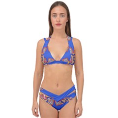 Double Strap Halter Bikini Set 