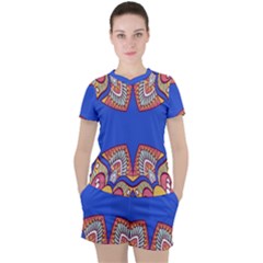 Women s Mesh T-Shirt and Shorts Set 