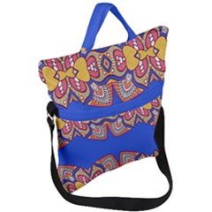 Fold Over Handle Tote Bag 