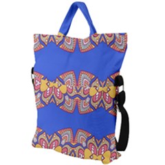 Fold Over Handle Tote Bag 