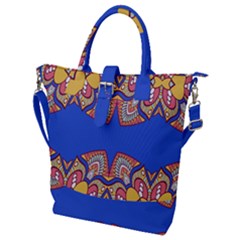 Buckle Top Tote Bag 