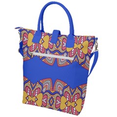 Buckle Top Tote Bag 