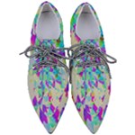 Watercolors spots                                                       Women s Pointed Oxford Shoes