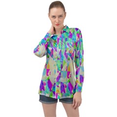 Long Sleeve Satin Shirt 