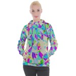 Watercolors spots                                                        Women s Hooded Pullover