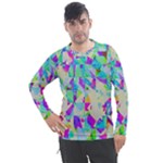 Watercolors spots                                                       Men s Pique Long Sleeve Tee