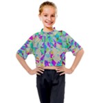 Watercolors spots                                                        Kids Mock Neck Tee