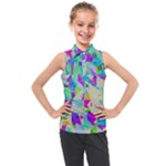 Watercolors spots                                                        Kids  Sleeveless Polo Tee