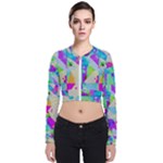 Watercolors spots                                                         Zip Up Bomber Jacket