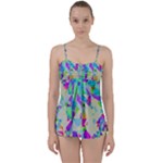 Watercolors spots                                                         Babydoll Tankini Set