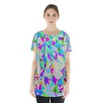 Watercolors spots                                                              Skirt Hem Sports Top