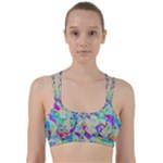 Watercolors spots                                                             Line Them Up Sports Bra