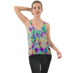 Watercolors spots                                                        Chiffon Cami