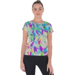 Watercolors spots                                                         Short Sleeve Sports Top