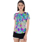 Watercolors spots                                                          Back Cut Out Sport Tee