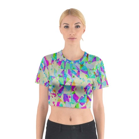 Watercolors spots                                                          Cotton Crop Top from ArtsNow.com