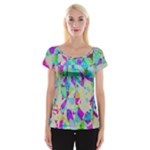 Watercolors spots                                                          Women s Cap Sleeve Top