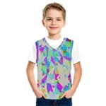 Watercolors spots                                                              Kids  Basketball Tank Top