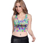 Watercolors spots                                                          Racer Back Crop Top