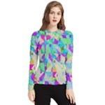 Watercolors spots                                                         Women s Long Sleeve Rash Guard