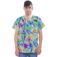 Men s V-Neck Scrub Top 