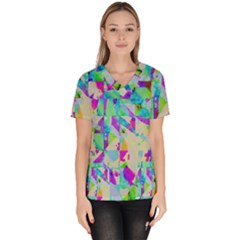 Women s V-Neck Scrub Top 