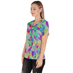 Women s V-Neck Scrub Top 