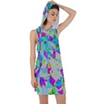 Watercolors spots                                                           Racer Back Hoodie Dress