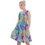 Watercolors spots                                                            Knee Length Skater Dress