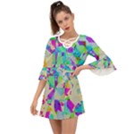 Watercolors spots                                                             Criss Cross Mini Dress