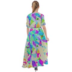 Waist Tie Boho Maxi Dress 