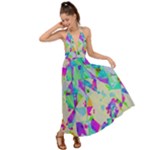 Watercolors spots                                                           Backless Maxi Beach Dress