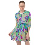 Watercolors spots                                                            Mini Skater Shirt Dress