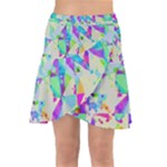 Watercolors spots                                                             Wrap Front Skirt