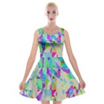 Watercolors spots                                                          Velvet Skater Dress