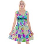 Watercolors spots                                                               Reversible Velvet Sleeveless Dress