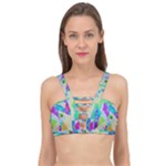 Watercolors spots                                                        Cage Up Bikini Top