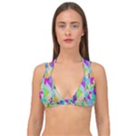 Watercolors spots                                                       Double Strap Halter Bikini Top